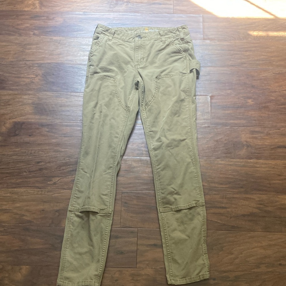 Carhartt women’s khaki work pants